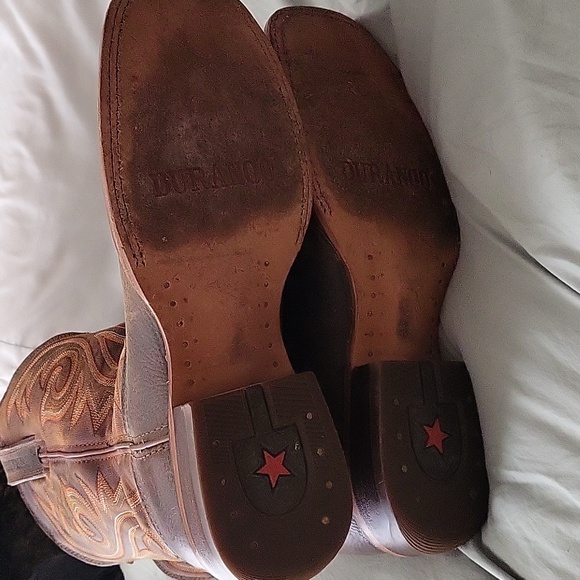 Durango Men's Brown Leather Cowboy Boots , Size 12 - Picture 4 of 4